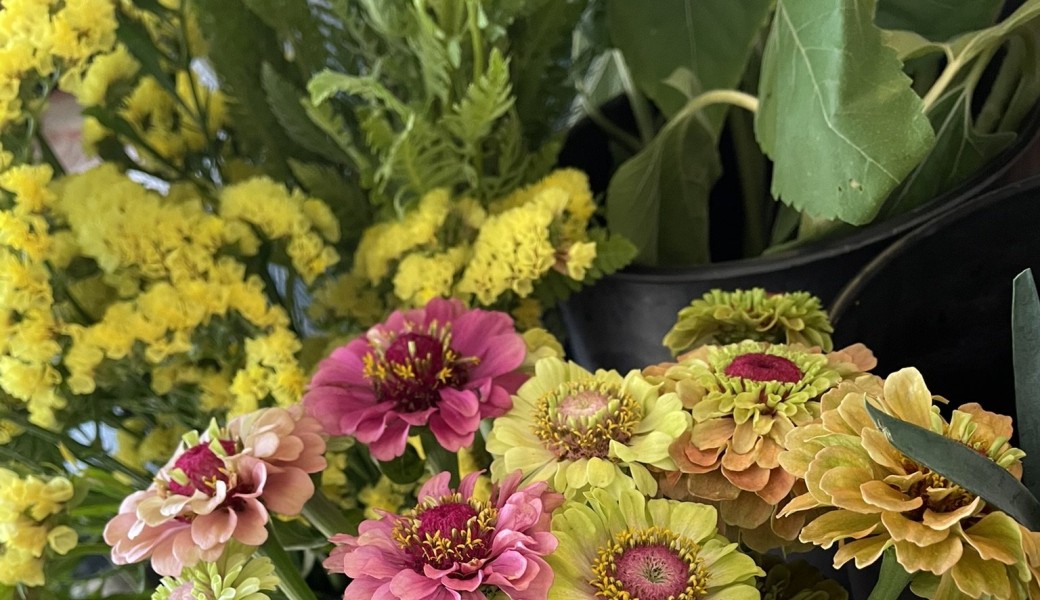 Atelier bouquet de fleurs locales