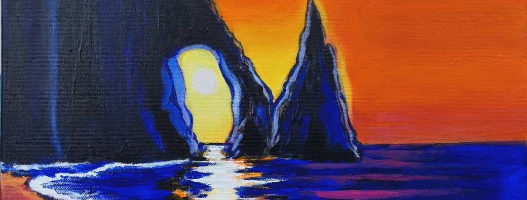 Atelier Bovarty: Etrétat Sunset