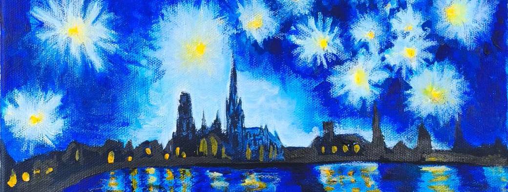 Atelier Bovarty : Rouen Nuit étoilée