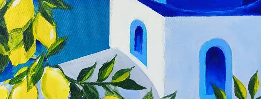 Atelier Bovarty: Un zeste de Santorini