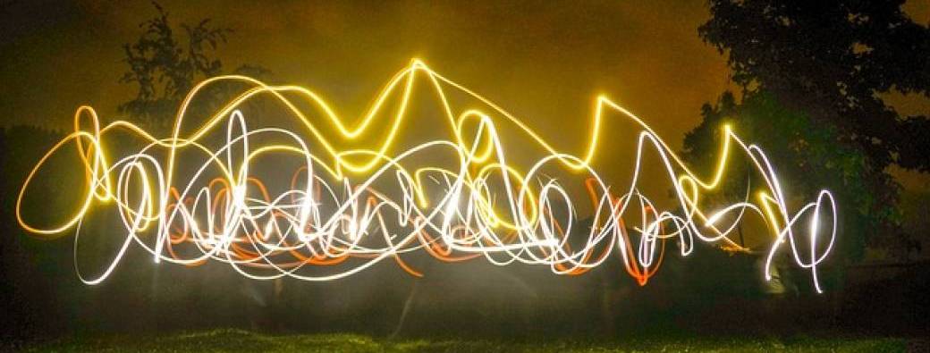 Atelier branché - Light painting