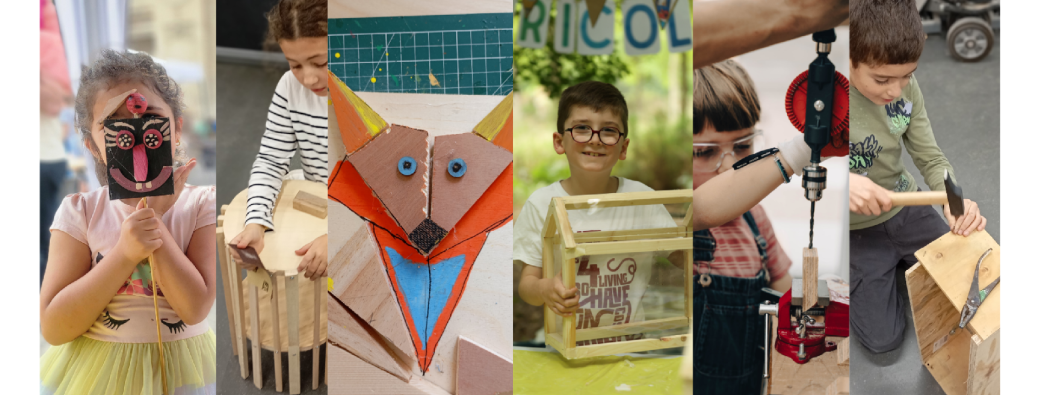 Atelier bricolage Enfants 2025-2026 avec Les Briconomes