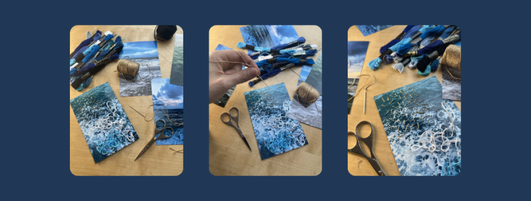 Atelier broderie avec Leila Garfield