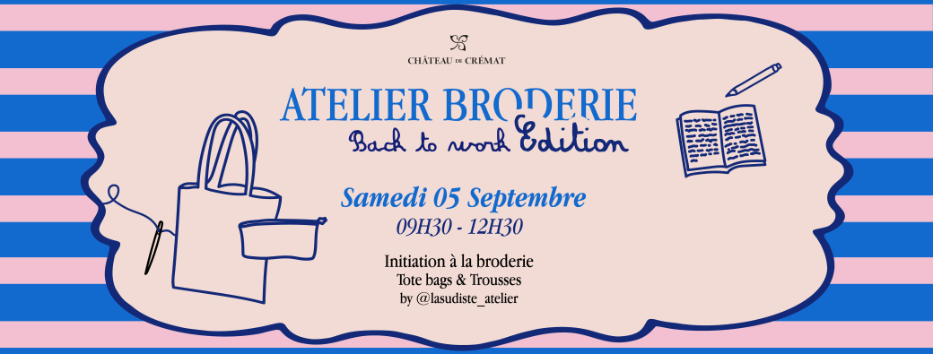 Atelier Broderie Back to work edition
