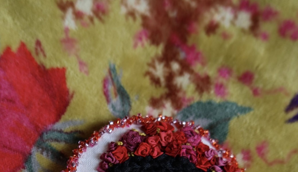 Atelier broderie "broche Frida" 