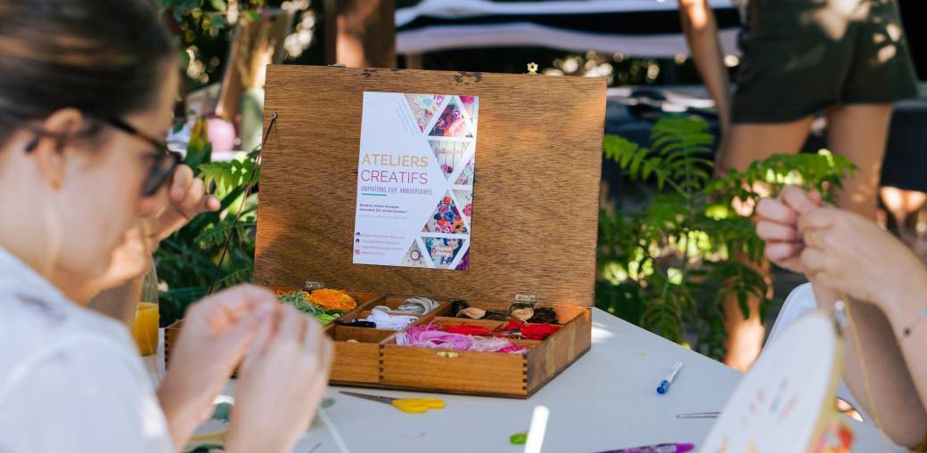 Atelier broderie chez Mignon