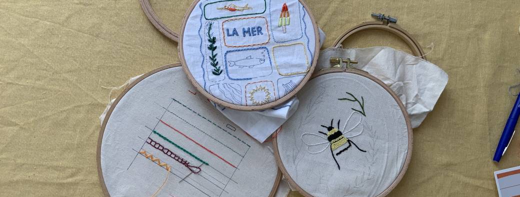 Atelier broderie - June and The Lobsters 