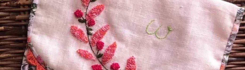 Atelier broderie "pochette Frida"