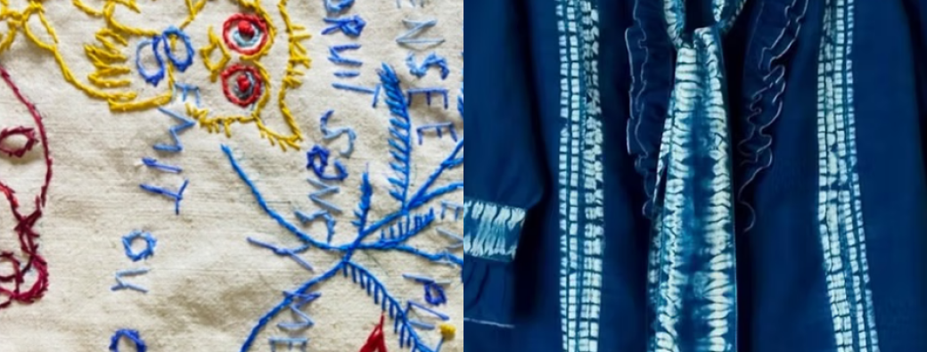 Atelier Broderie & Teinture Indigo – Créez votre patch textile avec Anne Sailor et Christine Mousny