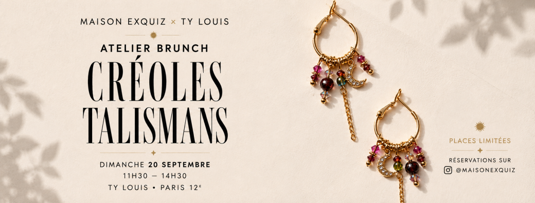 Atelier brunch créoles talisman 