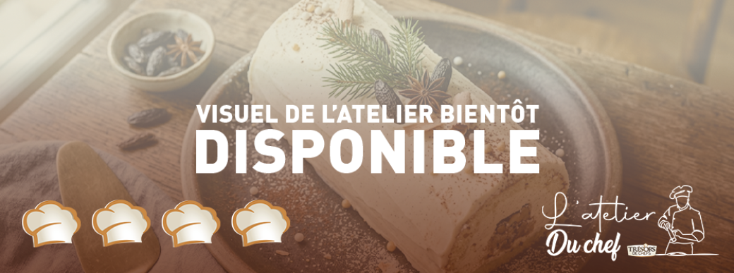 Atelier bûche tonka framboise