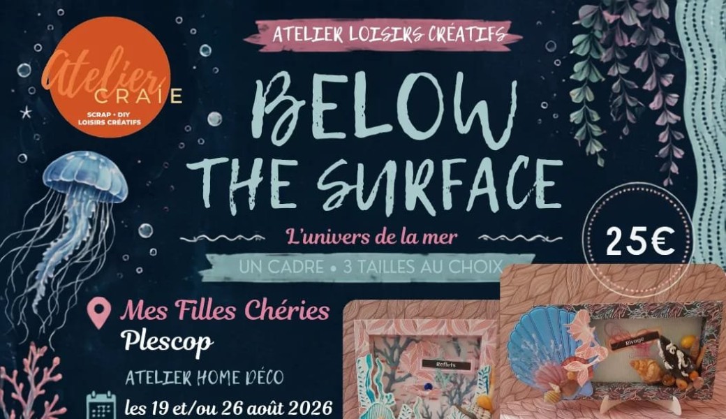 atelier cadre scrapbooking avec Sandrine