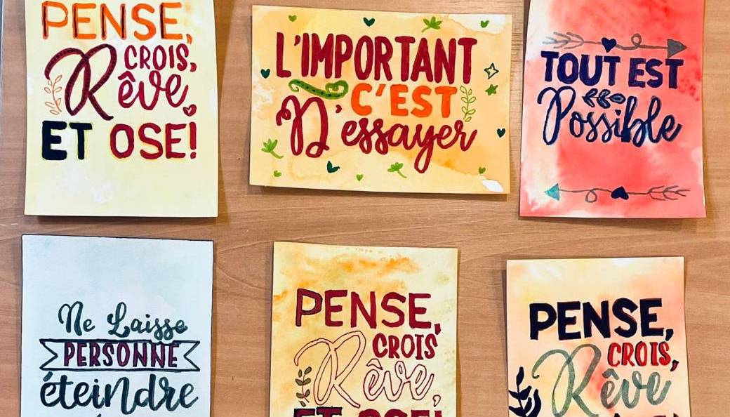 Atelier calligraphie moderne