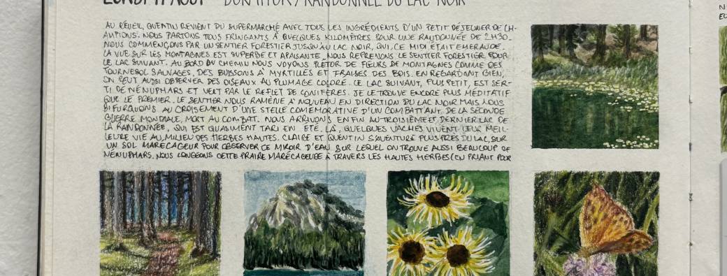 Atelier Carnet de voyage (ados, adultes) 