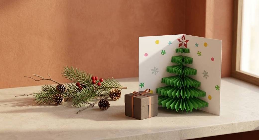 Atelier carte pop-up de Noël
