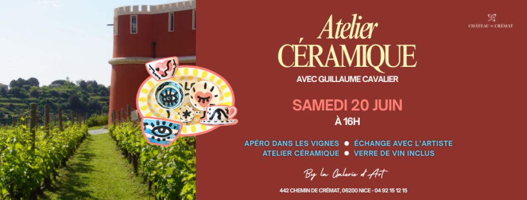 "Atelier Céramique dans les Vignes" avec Guillaume Cavalier