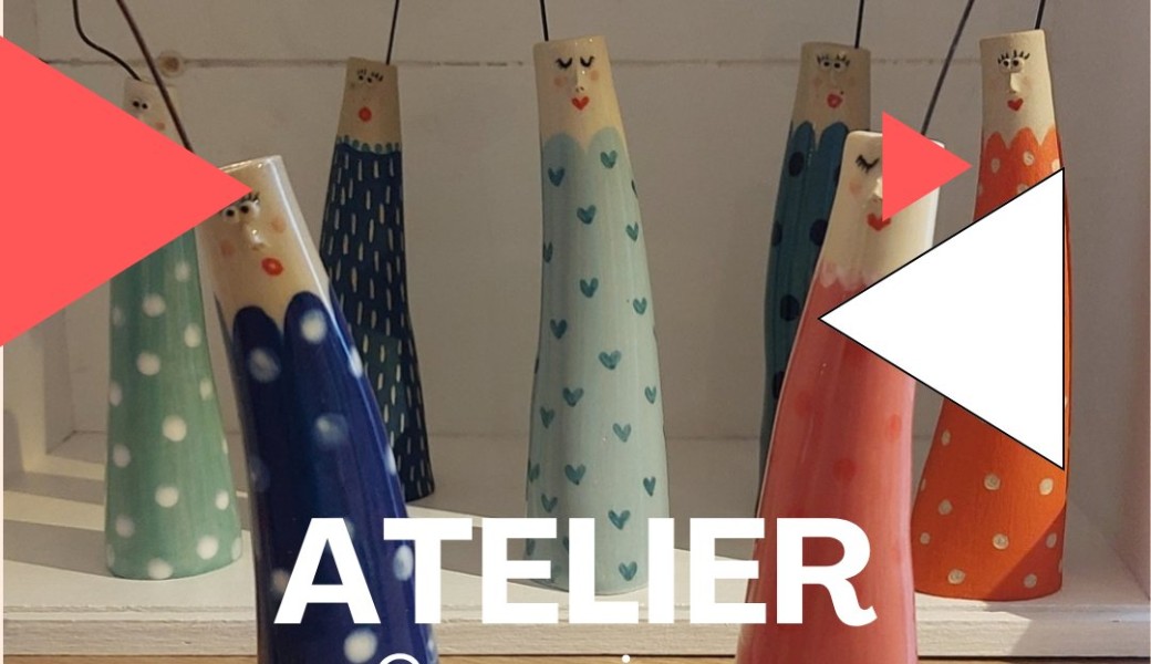 Atelier céramique personnalisez un soliflore