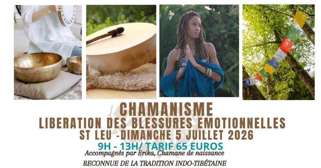Atelier chamanisme et guérison des blessures d'Ame dimanche 5 juillet