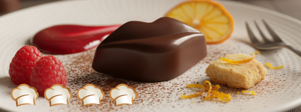 Atelier chocolat garni (Moule lèvre)