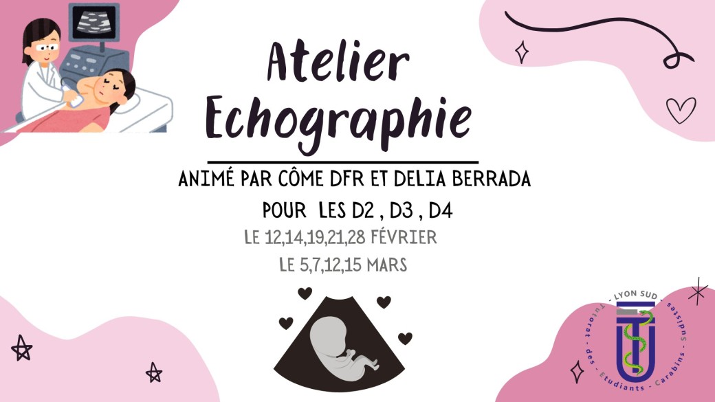 Tickets : ATELIER ÉCHOGRAPHIE - Billetweb