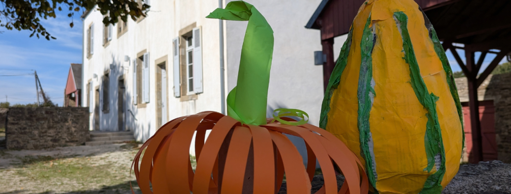 Atelier citrouilles en papier
