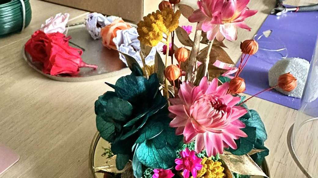 Atelier - Cloche Fleurie