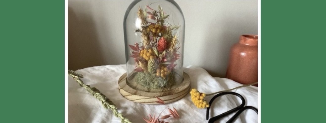 Atelier cloche fleurie