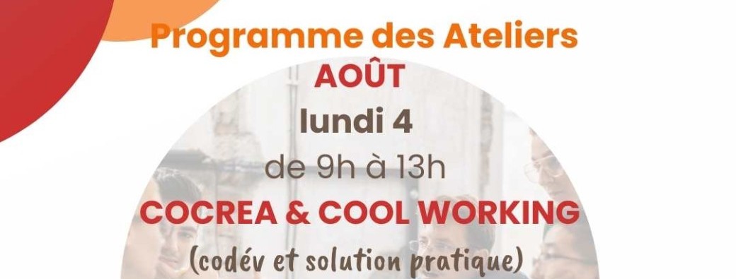 Atelier CoCréation & Cool working