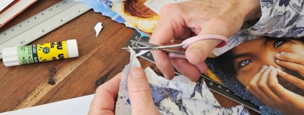 Atelier collage artistique - Cabanes BOEM (Pleurtuit)