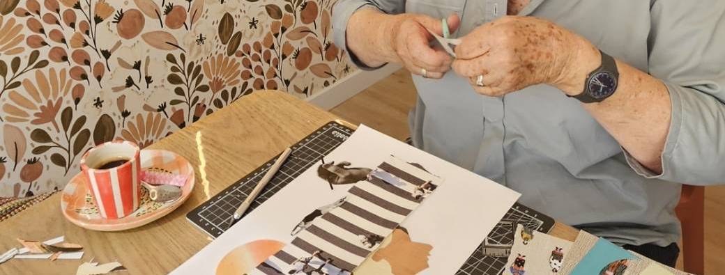 Atelier collage artistique - L'écaille & le grès (Langueux)