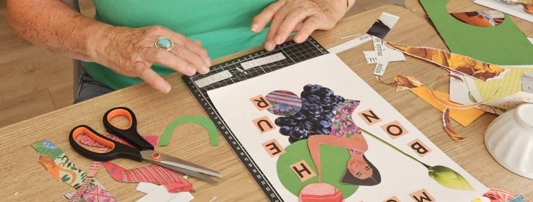 Atelier collage artistique - L'écaille & le grès (Langueux)