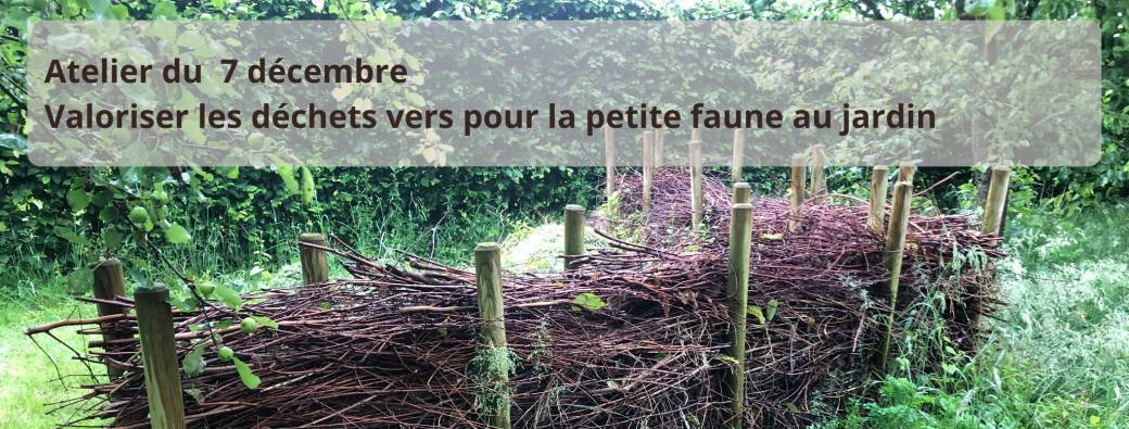 Atelier : Comment valoriser les déchets verts au jardin et accueillir la petite faune 