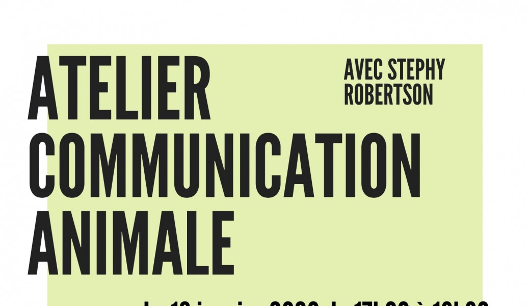Atelier Communication Animale