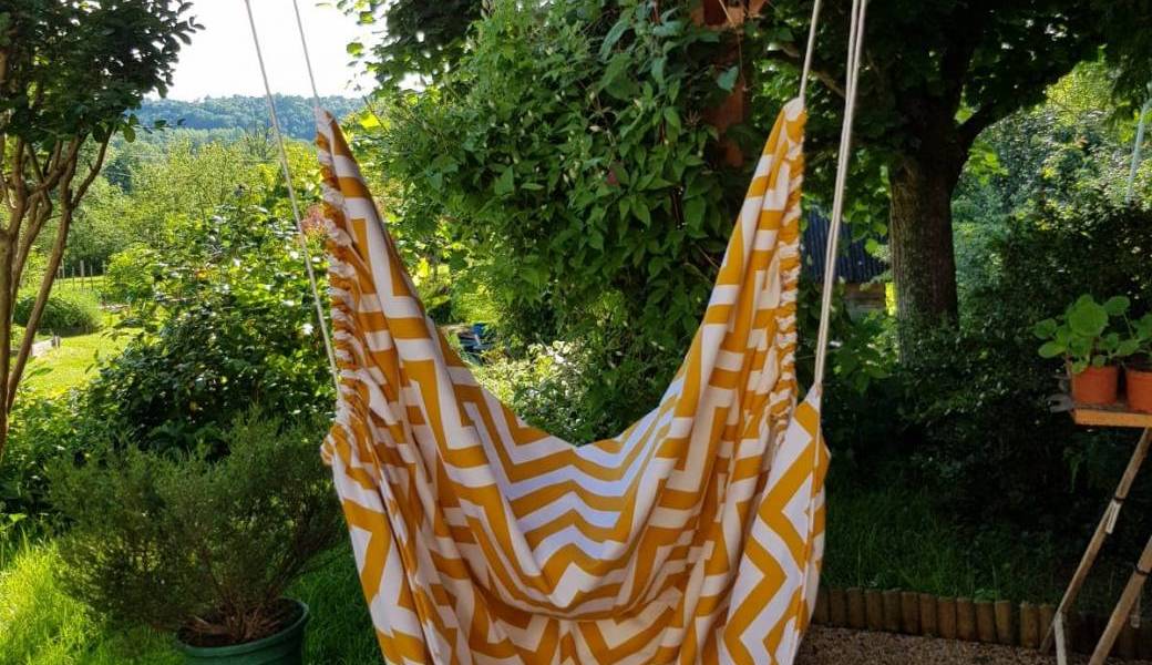 Atelier confection d'un hamac en tissu