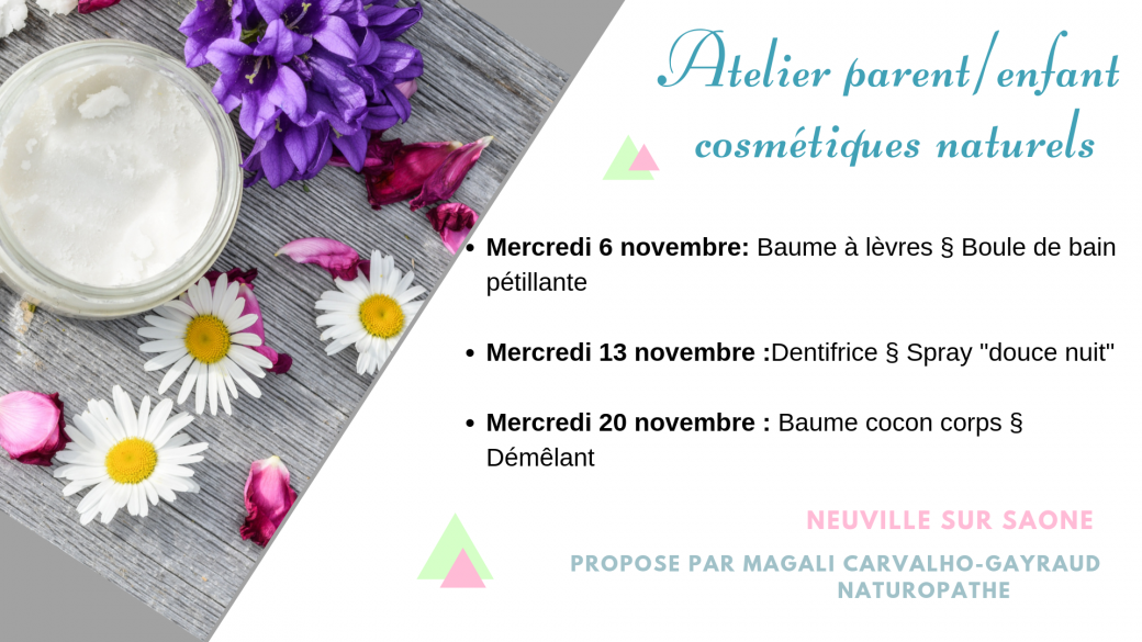 atelier cosmétiques naturels Parent/enfant atelier cosmétiques naturels Parent/enfant