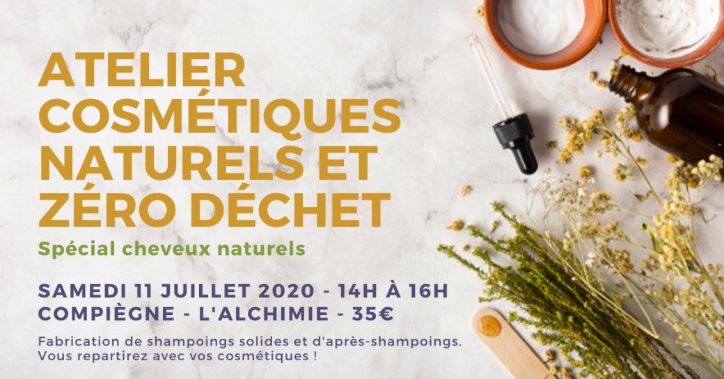 Atelier cosmétiques naturels spécial cheveux naturels !