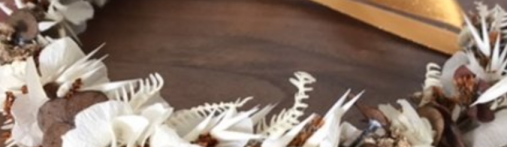 Atelier | Couronne de fleurs séchées