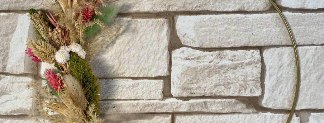 Atelier couronne de fleurs séchées