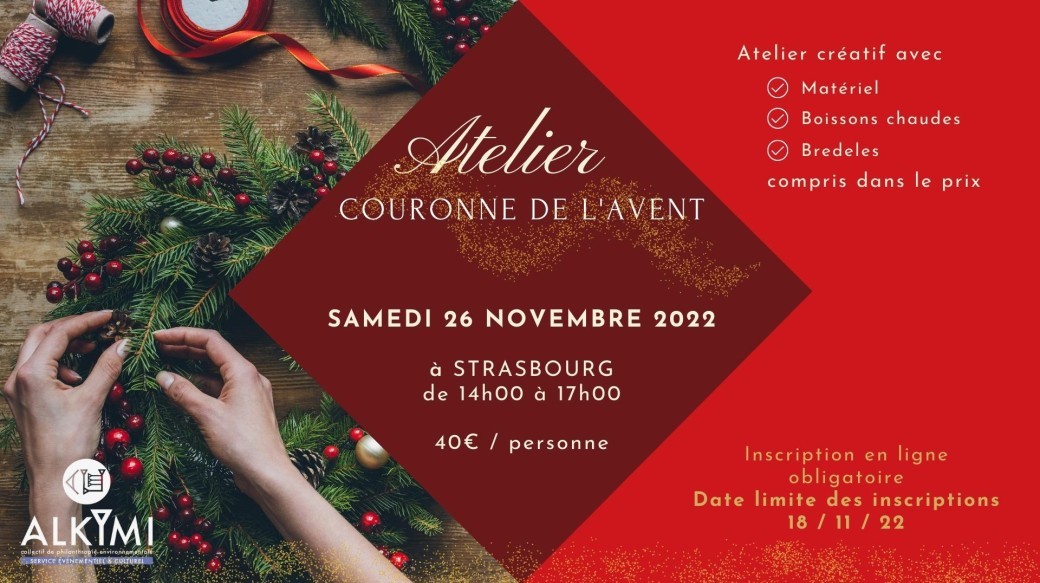 Atelier Couronne de l'Avent