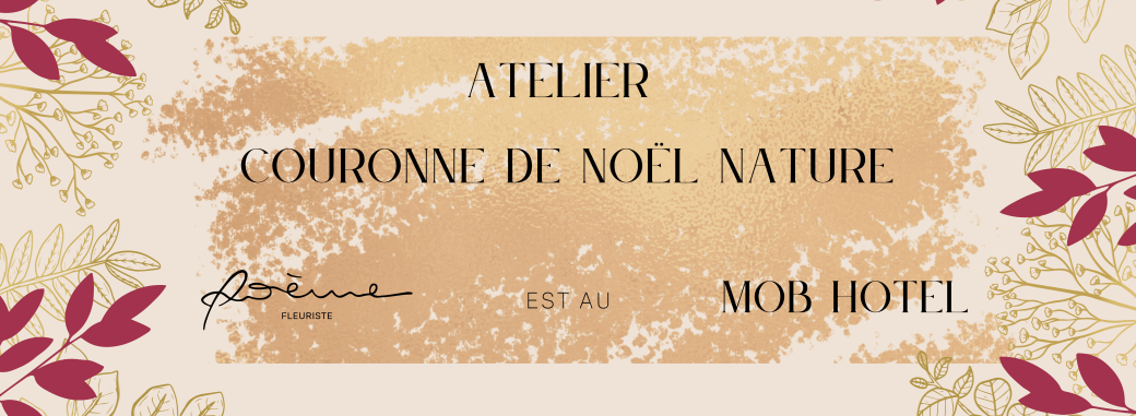 Atelier Couronne de Noël Nature
