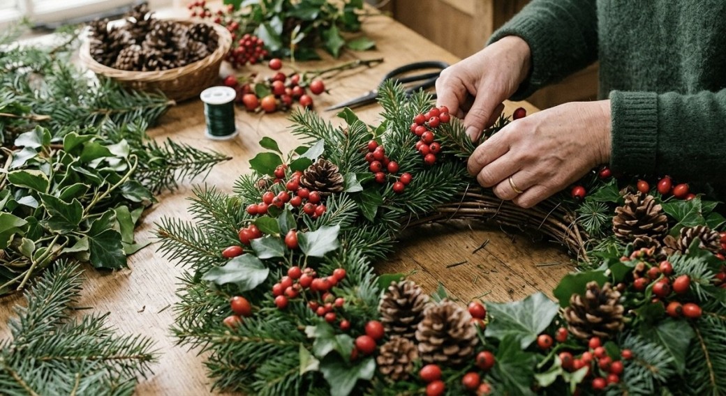 Atelier Couronne de Noël