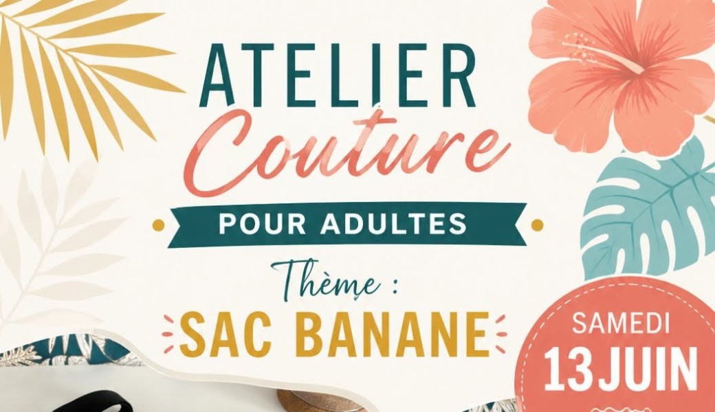 Atelier couture adulte - sac banane