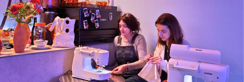 Couds ton maxi sac réversible avec Studio Poule Up