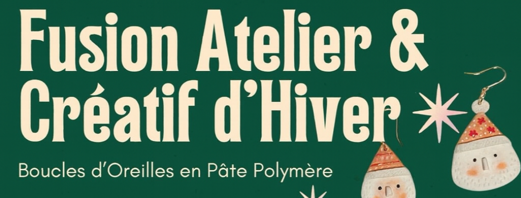 ATELIER CRÉATIF BIJOUX : Père Noël en Pâte Polymère 