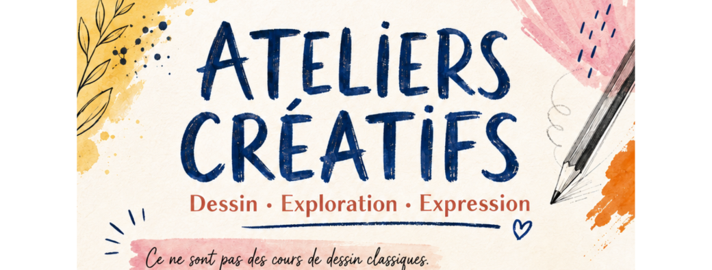 ATELIER CRÉATIF EN LIGNE pour Adulte: Dessin et regard : un objet sous trois regards