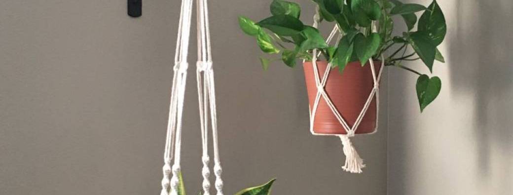 Atelier créatif à Lorient – Crée ta suspension pour pot de fleur en macramé