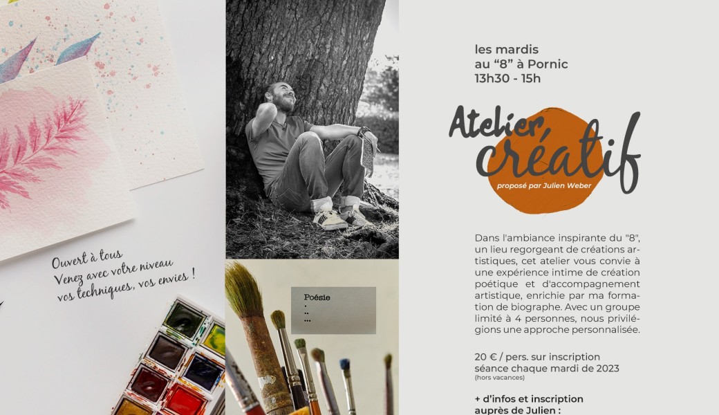 Atelier créatif au "8" à Pornic
