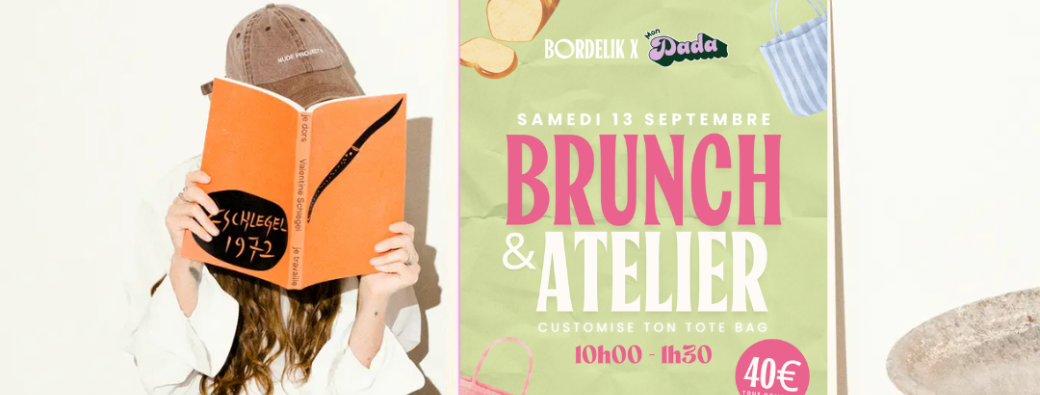 Atelier Créatif & Brunch : Customisation de tote bag 