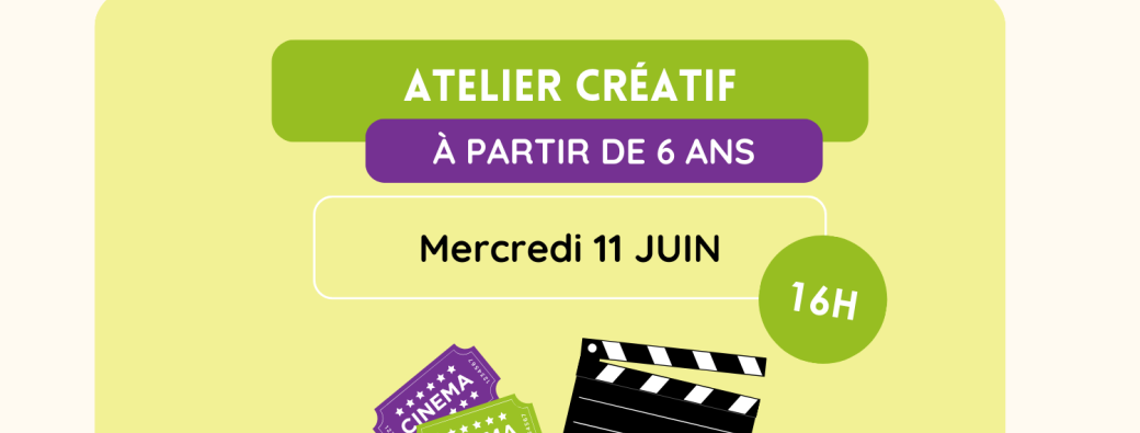 Atelier créatif cinéma