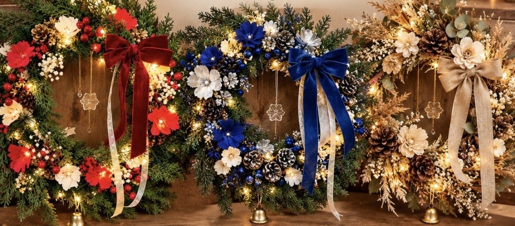 Atelier créatif: Couronne de Noël lumineuse 